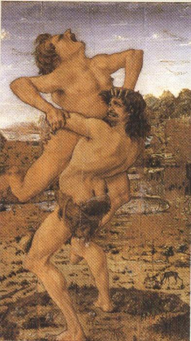 Sandro Botticelli Antonio del Pollaiolo Hercules and Antaeus (mk36)